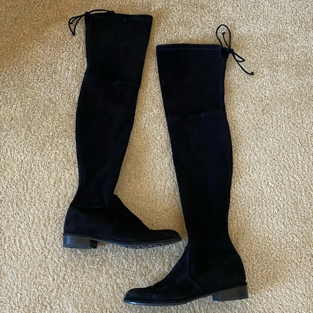 Stuart Weitzman Lowland Over the Knee Suede Boots
